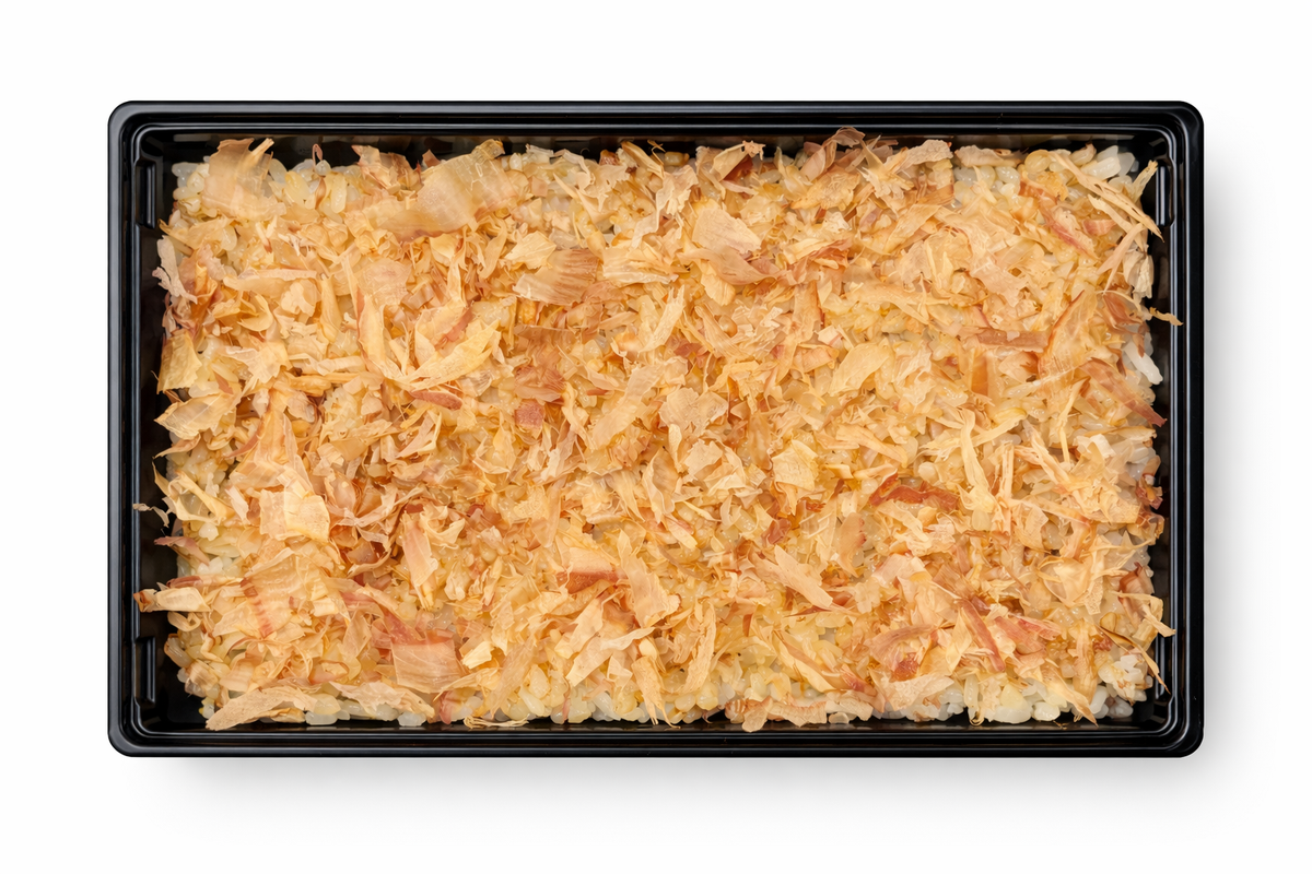 【鰹節】鶏の塩焼きと削り節の鰹節弁当