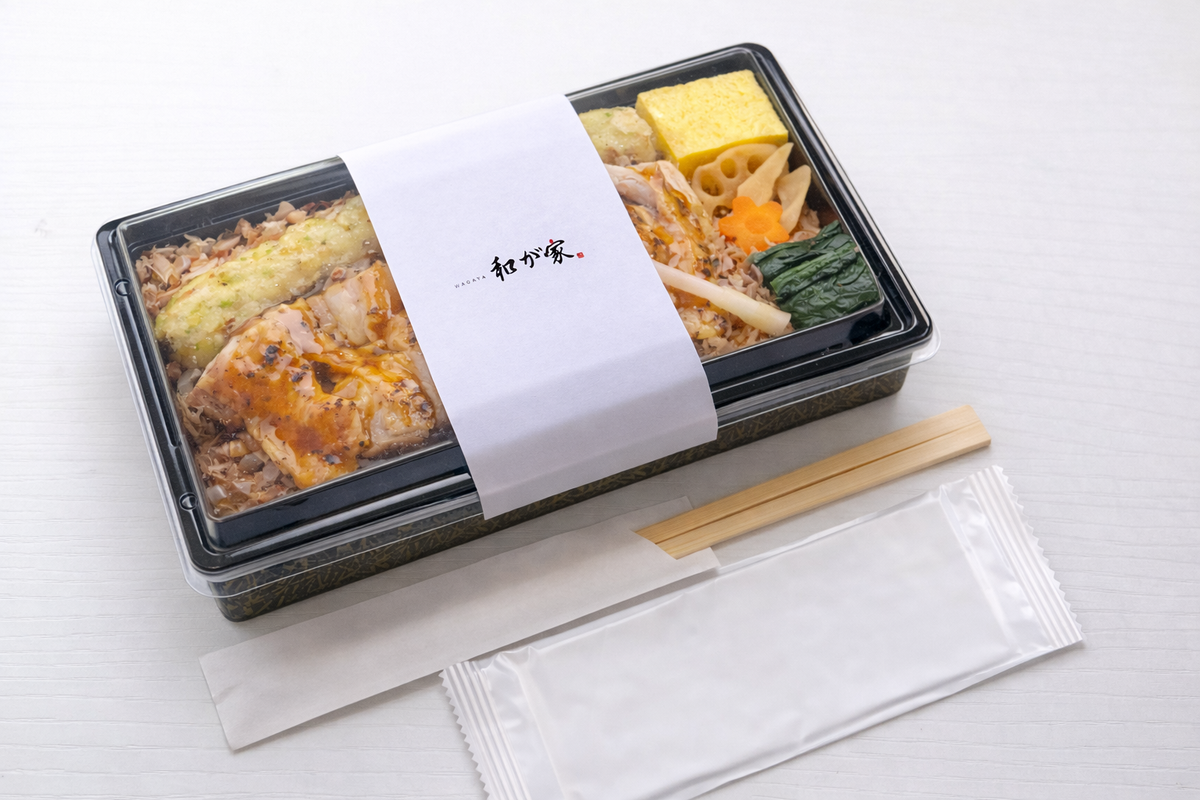 【鰹節】鶏の塩焼きと削り節の鰹節弁当